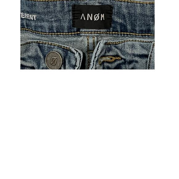 ANOM ANM138SF Slim Blue Jeans Men's 34x32 - Picture 3 of 6